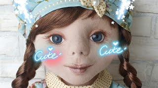 Кукла текстильная Мария,51 см. Видеообзор.