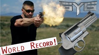 S&W 500 Magnum NEW WORLD RECORD - 5 Shots in 1 second