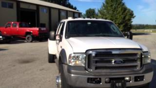 2005 Ford F450 P pumped 24v Cummins Swap Startup and Walk A