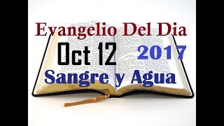 Evangelio del Dia- Jueves 12 Octubre 2017- Pidamos El Espiritu Santo- Sangre y Agua