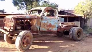 Caminhão militar abandonado, veja o resultado I  Um Chevrolet G 7107