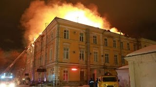 В Твери горела детская больница