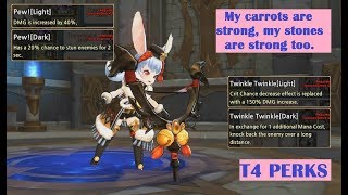 King's Raid - Luna T4 Perks + Rise of Luna + Skill Damage Increase Test