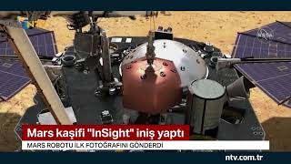 Mars kaşifi ''InSight'' iniş yaptı ... (Dünyaya ilk görüntüyü de gönderdi)