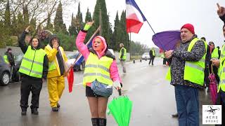 Blocage des Gilets Jaunes à Bessan - 17 novembre 2018