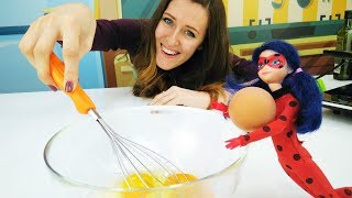 LadyBug español. ¡Vamos a cocinar juntos! La receta de Tortilla.