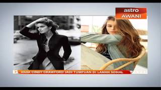 Anak Cindy Crawford jadi tumpuan di laman sosial