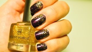 Tutoriel Nail Art facile - Dégradé de Paillettes