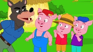 Les Trois Petits Cochons - dessin animé en français - Conte pour enfants avec les P'tits z'Amis