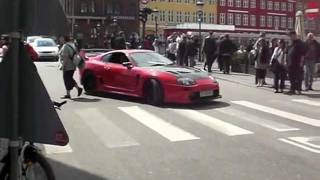 Loud Toyota Supra Scares The Crap Out Of People