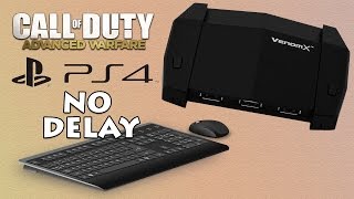 Venom-X on the PS4: COD Advanced Warfare gameplay - No delay (Mouse & keyboard on console)