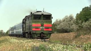 [ЧФМ] Тепловоз 3ТЭ10М-1297А в о.п. 101.км / [CFM] 3TE10M-1297A passing 101.km stop