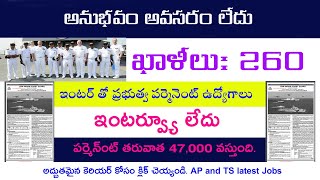 No Interview Inter Qualification Govt Jobs | Join Indian Coast Guard jobs 2020
