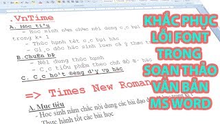 Tin học văn phòng - Word: Bài 2 Chuyển đổi font chữ sang Unicode