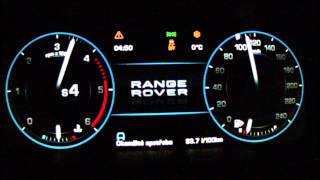 Range Rover 2013 SDV8 - acceleration 0-210 km/h