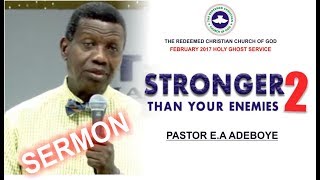 Pastor E.A Adeboye Sermon @ RCCG February 2018 HOLY GHOST SERVICE
