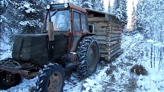 БЫТ ОХОТНИКА / ТРАКТОР ВЕЗЁТ ИЗБУШКУ /  ТАЙГА КОМИ / КАК Я НАЧИНАЛ СНИМАТЬ ОХОТУ.