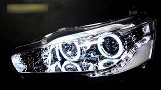 Тюнинг фары Митсубиси Лансер 10 | Headlights Mitsubishi Lancer X