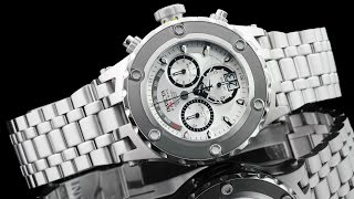 Invicta 90118 52mm Reserve Specialty Subaqua Gunmetal Bezel Quartz Chronograph Bracelet Watch