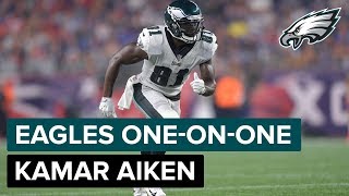 WR Kamar Aiken Discusses His Football Journey & More | Eagles One-On-One
