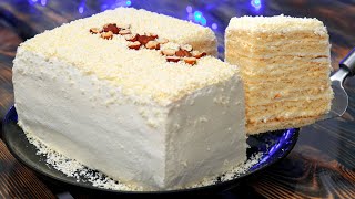 Нежный Торт МОЛОЧНАЯ ДЕВОЧКА за 30 минут | Кулинарим с Таней