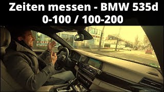 Zeiten messen | BMW F10 535d | 299 PS | Hat er noch seine Leistung nach dem Motorschaden?