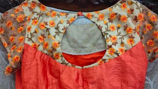 Trendy Blouse | Boatneck Blouse | Latest Stylish Contrast Blouse & Saree | Designer Blouses |Pattern
