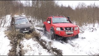Пойдём за трактором? Сердитые пикапы, Буханки и Дастеры. Сломали Фронтеру. Бездорожье, Оффроад 2018