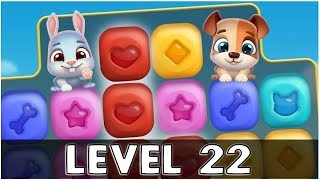Pet Rescue Puzzle Saga Level 22 | No Boosters