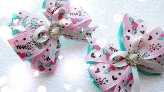 DIY Мастер - класс канзаши. Резинки для волос своими руками.