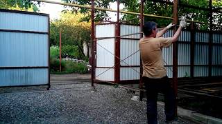 Приспособление для быстрой установки столбов для заборов