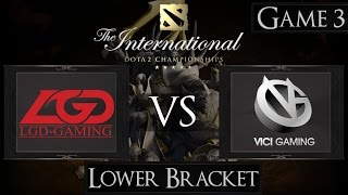 Dota 2 The International 2015 LGD vs Vici Gaming