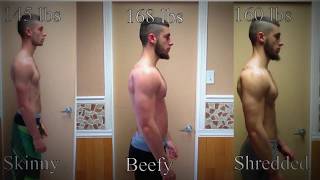5 Months Natural Body Transformation -Skinny to Muscular