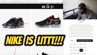 *LIVE COP* Off-White x Nike Air VaporMax Flyknit "Black" ON NIKE!!!