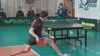 Олег КУПРИЯНОВ vs Александр ЖЕЛУБЕНКОВ, Клубный чемпионат России, Настольный теннис, Table Tennis