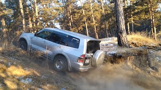На что способен стоковый Pajero 3 без блокировок? (Suzuki Escudo, Toyota Carib). OffRoad