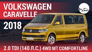 Volkswagen Caravelle 2018 2.0 TDI (140 л.с.) 4WD MT Comfortline - видеообзор