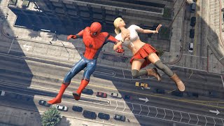 GTA 5 Crazy Ragdolls | SPIDERMAN ep.62 (Euphoria Physics)