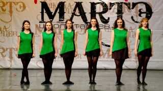 Ирландский танец "Reel" школа танцев МАРТЭ 2013г.