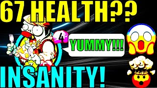 67 HEALTH?? INSANITY! | PvZH Overstuffed Zombie Challenge!!