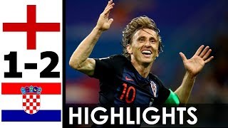 ? Хорватия - Англия 2-1 - Обзор Матча Полуфинал Чемпионата Мира 11/07/2018 HD ?