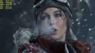 Rise of the Tomb Raider Ultra Settings  Gameplay GTX 970 1080p SMAA Maxed Out FRAME-RATE TEST
