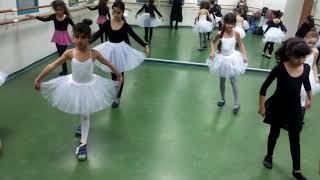 Little swans. Dance School "Scheherazade".Training.Choreographer, Irina Jammal.Iksal, 17.02.19