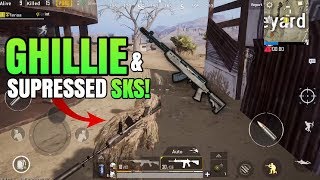 MIRAMAR Ghillie Suit + SKS! | 19 Kills Solo VS Squad | PUBG Mobile