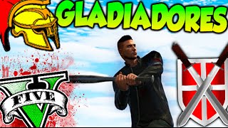 GTA GLADIADORES!! SANGRE Y ARENA!! GTA V ONLINE ME MATAN CON LA MIRADA XDD GTA 5 ONLINE Makiman