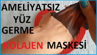AMELİYATSIZ YÜZ GERME MASKESİ / KOLAJEN DESTEKLİ MASKE / DOĞAL CİLT BAKIMI/GÜZELLİK&BAKIM