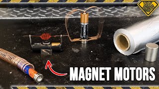 4 Simple Magnet Motors You Can Make at Home