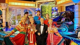 Фольклорный ансамбль "Матрёна-Арт" на предаче первого канала Капитал-шоу "Поле чудес"