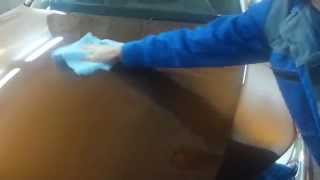 НАНЕСЕНИЕ 1-К-НАНО ЛАК НА ПРЕДВАРИТЕЛЬНО ПОДГОТОВЛЕННУЮ ПОВЕРХНОСТЬ ЛКП