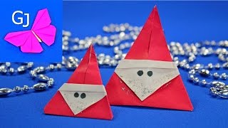 Поделка на Новый год своими руками ❄ Оригами ГНОМ - помощник Деда Мороза